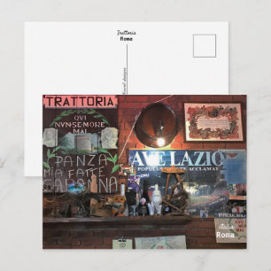 Postal Viajes   Italia - Trattoria de Roma