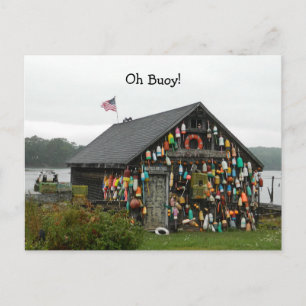 Postal Viajes Maine Boyas de boyas de bogavante Oh Buoy S