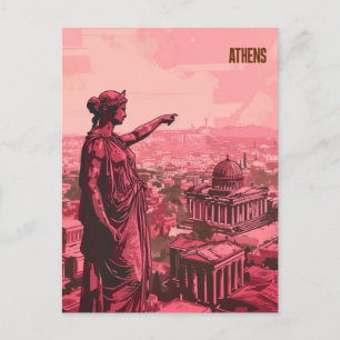 Postal Viajes por Atenas Grecia