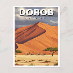 Postal Viajes por el Parque Nacional Dorob de Namibia