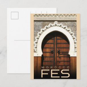Postal Viajes por la antigua medina de FES Marruecos