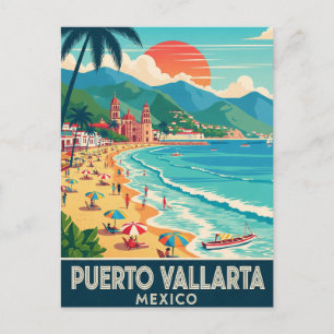 Postal Viajes por la playa en Puerto Vallarta México