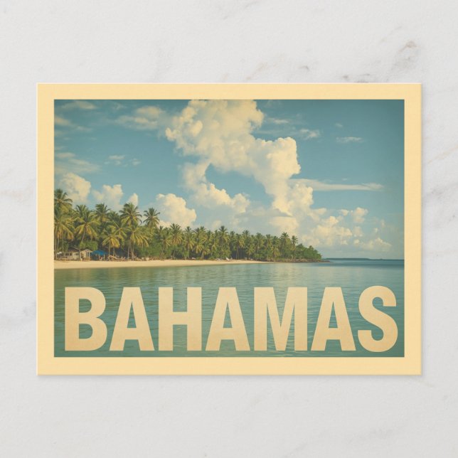 Postal Viajes por las Bahamas (Anverso)