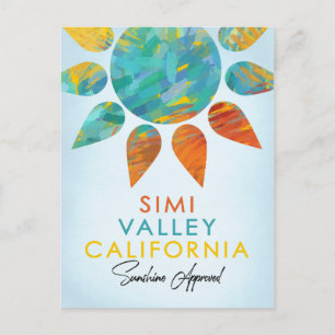 Postal Viajes Sunshine de Simi Valley California