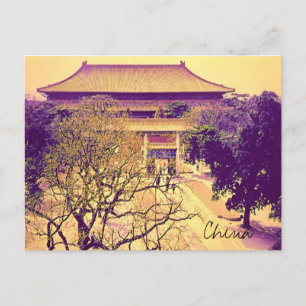 Postal Viajes vintage de China Ming Tombs