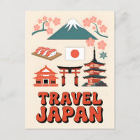 Viajes vintage Japón Icónicos Símbolos Nacionales 