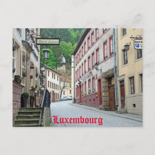 Postal Vianden, escena callejera luxemburguesa Postcard