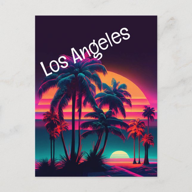 Postal Vibe de los Ángeles 80 (Anverso)