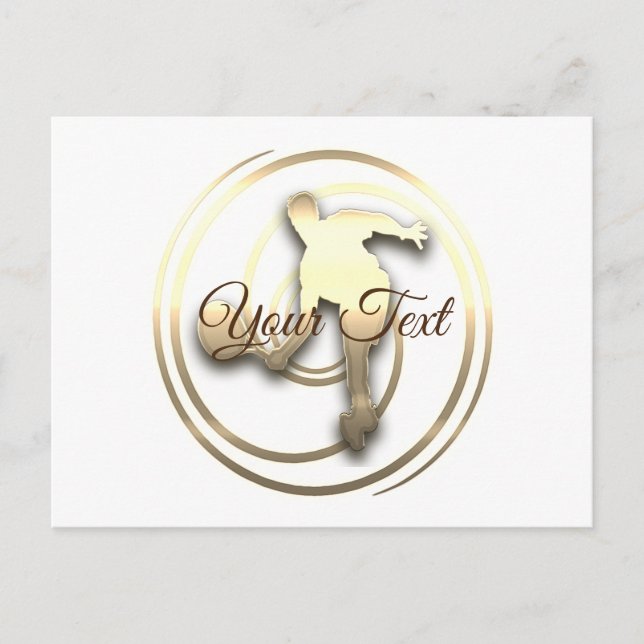 Postal Vibe de temporada de vacaciones de oro (Anverso)