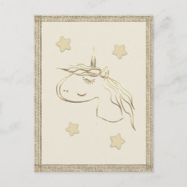 Postal Vibe de temporada de vacaciones de oro