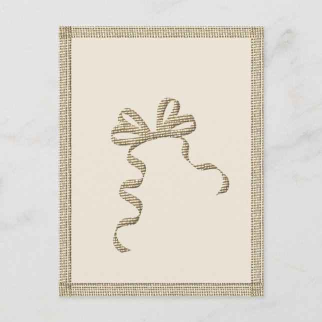 Postal Vibe de temporada de vacaciones de oro (Anverso)