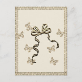 Postal Vibe de temporada de vacaciones de oro