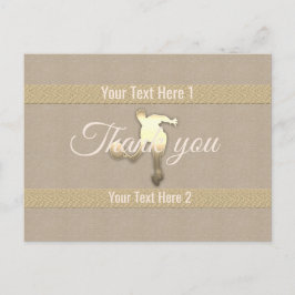 Postal Vibe de temporada de vacaciones de oro