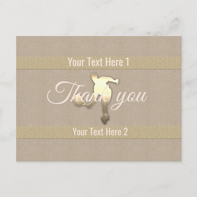 Postal Vibe de temporada de vacaciones de oro (Anverso)