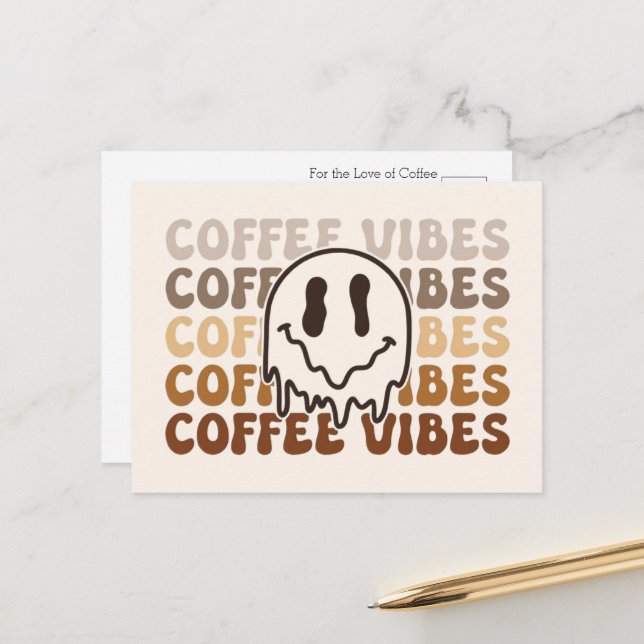 Postal Vibraciones de Café (Anverso/Reverso In Situ)