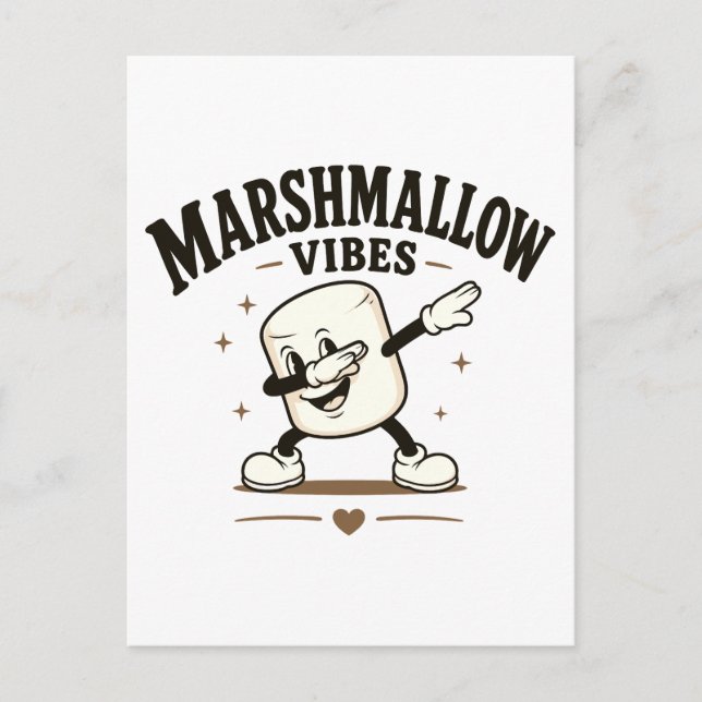Postal Vibraciones de malvavisco (Anverso)