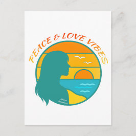 Postal Vibraciones de Paz y Amor