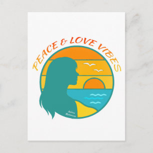 Postal Vibraciones de Paz y Amor