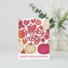 Postal Vibraciones Espeluznantes - Halloween 