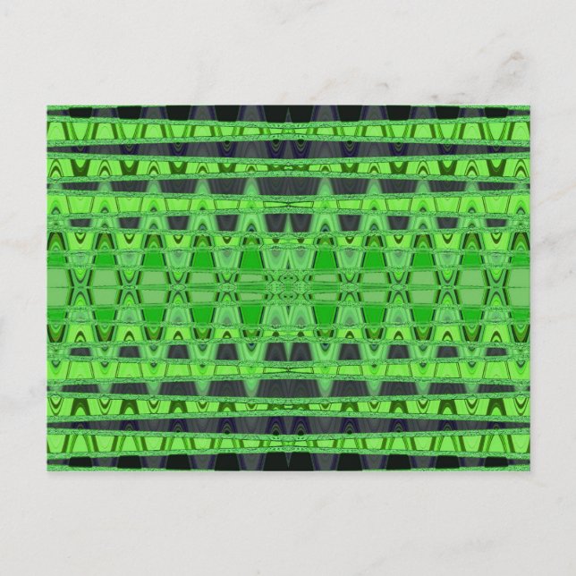 Postal vibraciones verdes (Anverso)