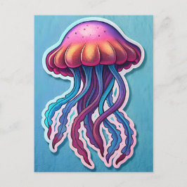 Postal Vibrant JellyFish