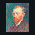 Postal Vibrante autorretrato de Vincent van Gogh<br><div class="desc">Las mejores pinturas de la historia, restauradas digitalmente, iluminadas y coloreadas por hoy. Uno de los autorretratos más famosos de Vincent Van Gogh, esta pintura al óleo de 1887 a bordo fue creada mientras el artista vivía en Francia. "Prefiero pintar los ojos de la gente a las catedrales", escribió una...</div>