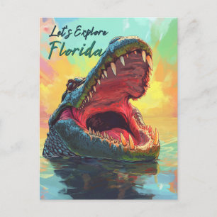 Postal Vibrante aventura ligadora en Florida