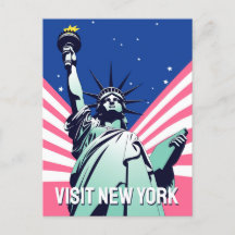 Vibrante Estatua de la Libertad en Estados Unidos