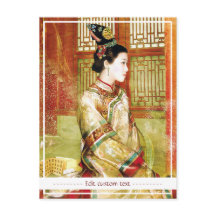 Vibrante retrato de una dama china oriental