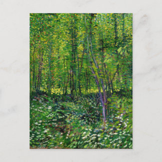 Postal Vicente Van Gogh Trees Y Subcrecimiento