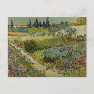 Postal Vicente Van Gogh Vintage Garden en Arles