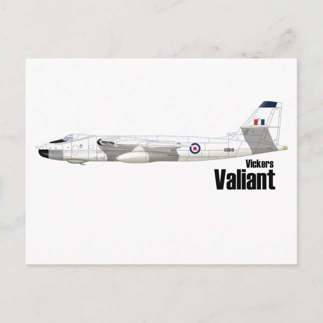 Postal Vickers Valiant (Anverso)