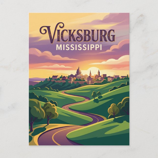 Postal Vicksburg Mississippi (Anverso)