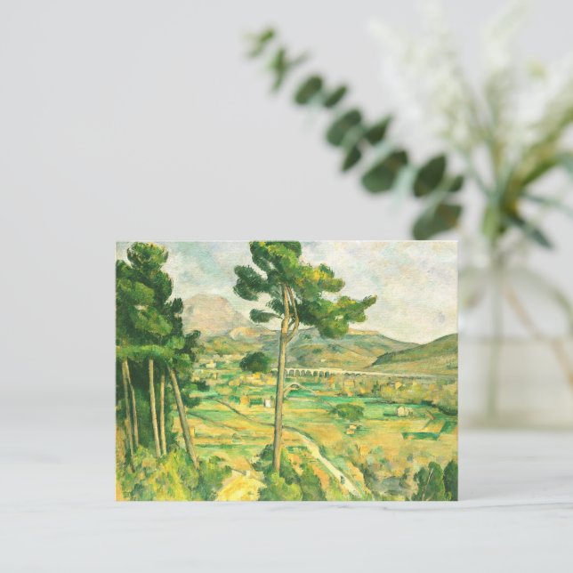 Postal Victoire y el Viaducto Paul Cezanne (Anverso de pie)