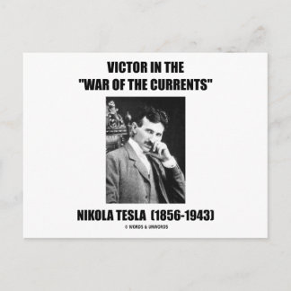 Postal Víctor en la "guerra de las corrientes"
