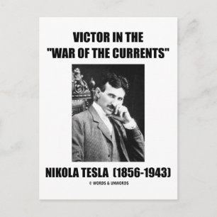 Postal Víctor en la "guerra de las corrientes"