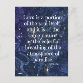 Postal Victor Hugo Poem