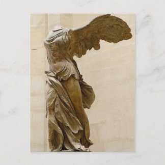 Postal Victoria coa alas de Samothrace