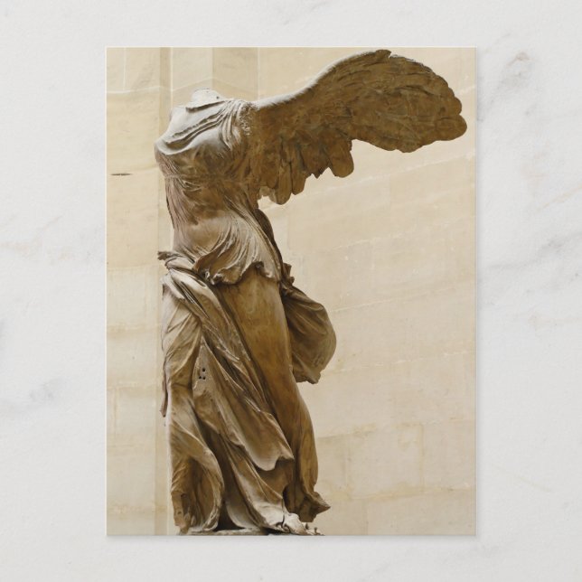 Postal Victoria coa alas de Samothrace (Anverso)