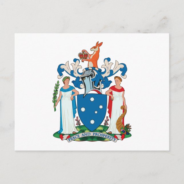 Postal Victoria Coat of Arms (Anverso)