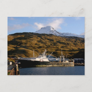 Postal Victoria de Alaska, viajero en puerto holandés, Al