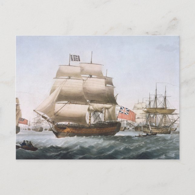 Postal Victoria de HMS, 1806 (Anverso)
