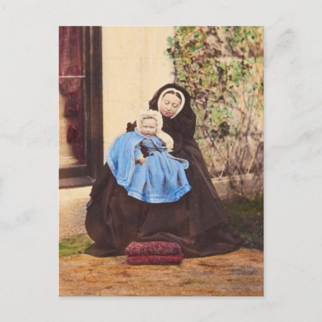 Postal Victoria de la Reina Victoria de Hesse 1863 (Anverso)