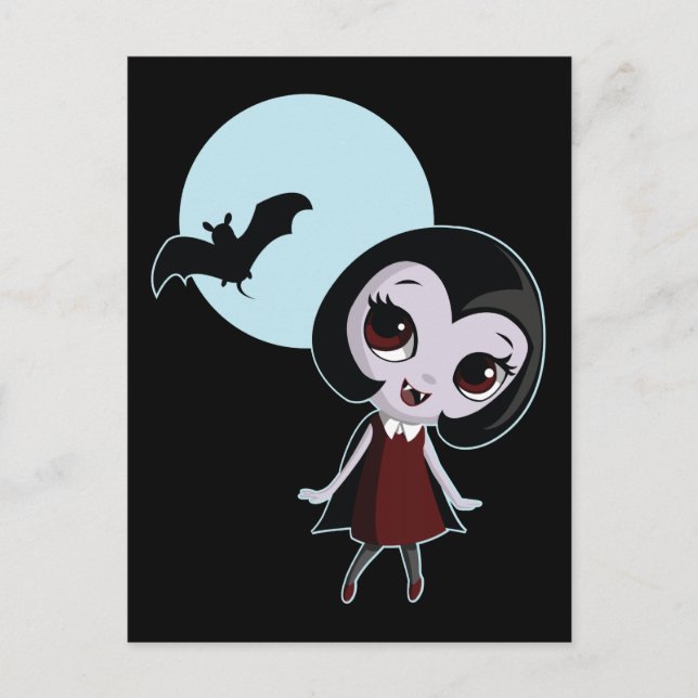 Postal Victoria el vampiro (Anverso)