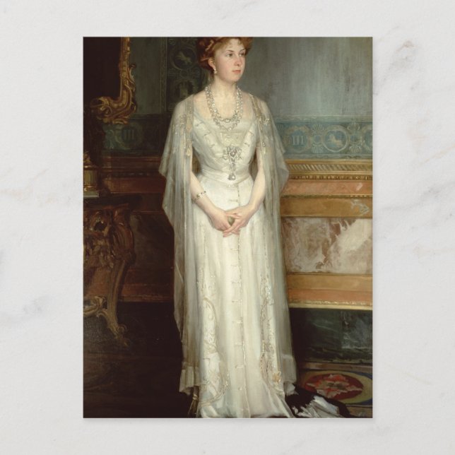 Postal Victoria Eugenie, Reina de España (Anverso)