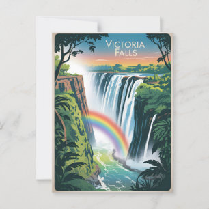 Postal Victoria Falls Vintage