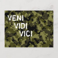 Victoria militar en camuflaje Veni Vidi Vici