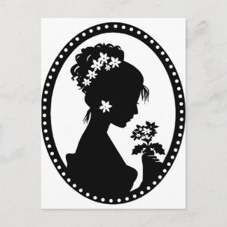 Postal Victorian Cameo Silhouette
