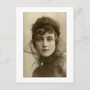 Postal victoriana net high collar