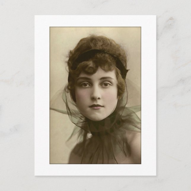 Postal victoriana net high collar (Anverso)